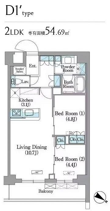 �y���̑��z�@�������A��2LDK�^�C�v
/�����E��v�m�F