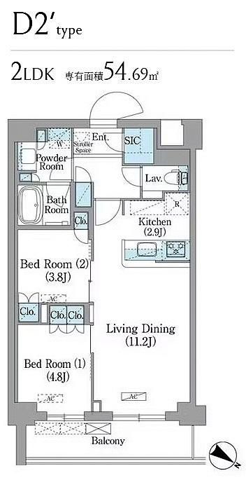 �y���̑��z�@�������A��2LDK�^�C�v
/�����E��v�m�F