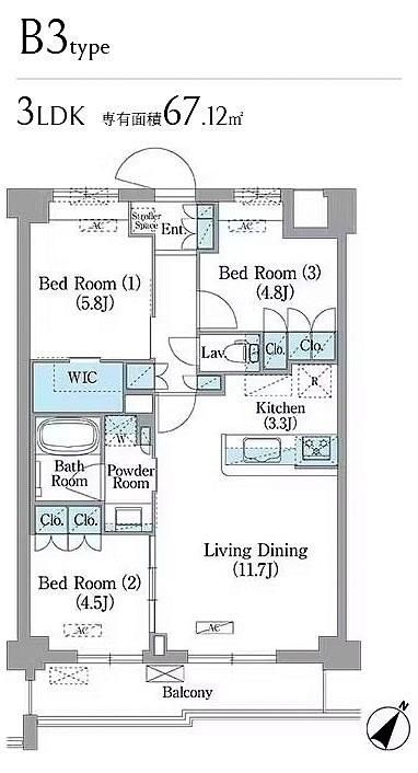 �y���̑��z�@�������A��3LDK�^�C�v
/�����E��v�m�F