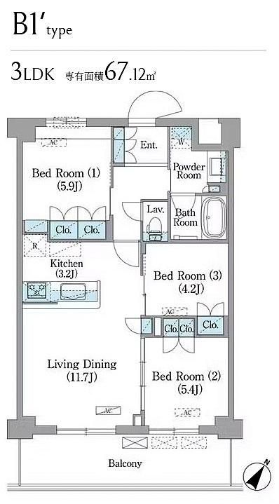 �y���̑��z�@�������A��3LDK�^�C�v
/�����E��v�m�F