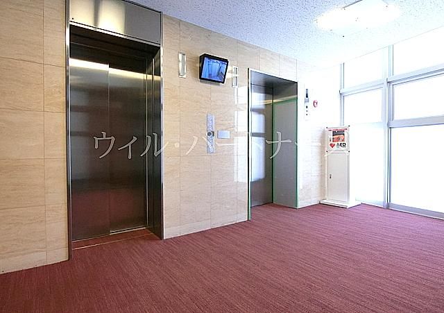 【その他設備】　モニター付きエレベーター